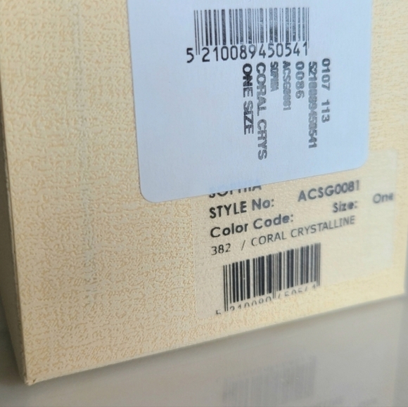 ZEUS + DIONE Sophia Sunglasses, Coral, NIB